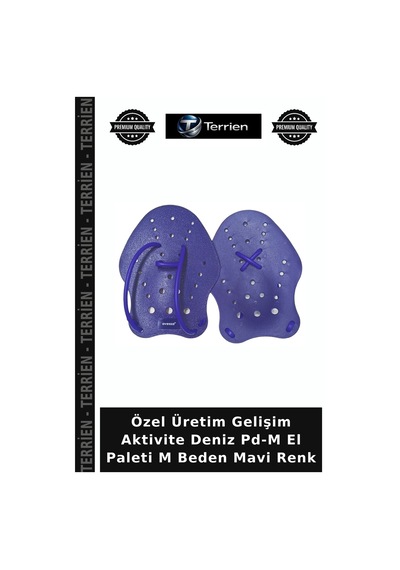 Özel Üretim Gelişim Aktivite Deniz Pd-m El Paleti M Beden Mavi Renk Unisex
