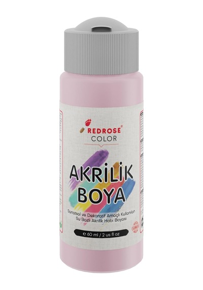 Açık Pembe Akrilik Boya 60 Ml