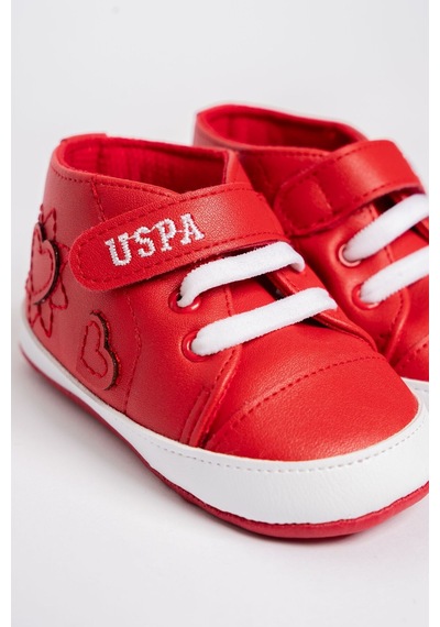 U.S. Polo Assn. U.s Polo Assn. Kız Bebek Kırmızı Ayakkabı 5274-50183 Kırmızı