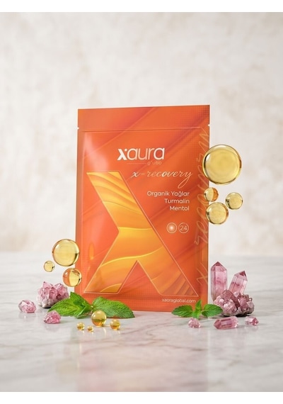 Xaura X-recovery Transdermal Terapi Bandı Organik Yağlar, Turmalin, Mentol