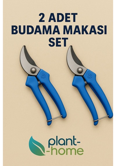 2 Adet Budama Makası Meyve, Gül Ve Bitki Budama - Sera - Evde Hobi İçin Kısa Makas