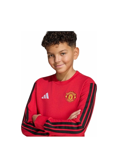 Adidas Çocuk Sweatshirt "manchester United Kids Crew Sweat" Kg6341 Kırmızı