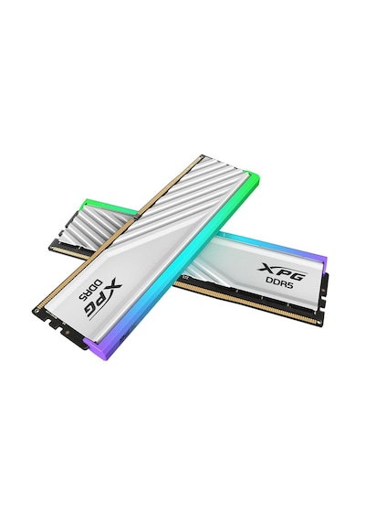 A-data Ram Dımm 32gb Ddr5 Xpg 6000mhz 2x16gb Lancer Rgb Whıte Ax5u6000c3016g-dclarwh