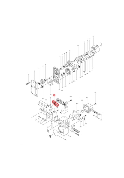 Makita HM1400 Şalter Tetik Switch Ürün Kodu 651131-4