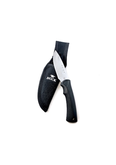 Buck Swb 067 Sabit Kamp Bıçak Gümüş - Siyah