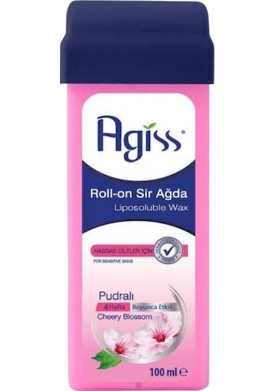 Agiss Cheery Blossom Pudralı Hassas Ciltler için Roll-On Sir Ağda 100 ML