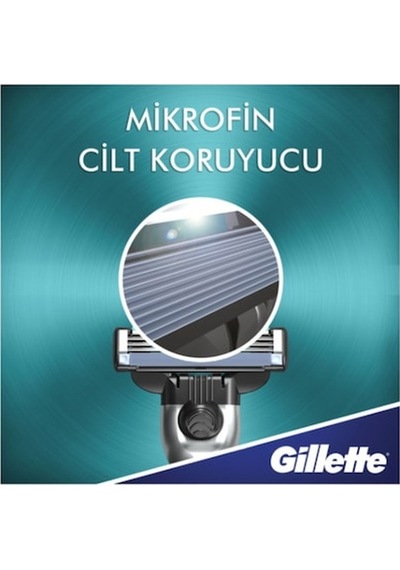 Wenlin Gillette Mach3 Yedek Tıraş Bıçağı 8'li, Oynar Başlık, Daha Keyifli Tıraş
