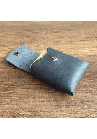Sumerian Leather Craft Deri Sigara Kılıfı Siyah 2
