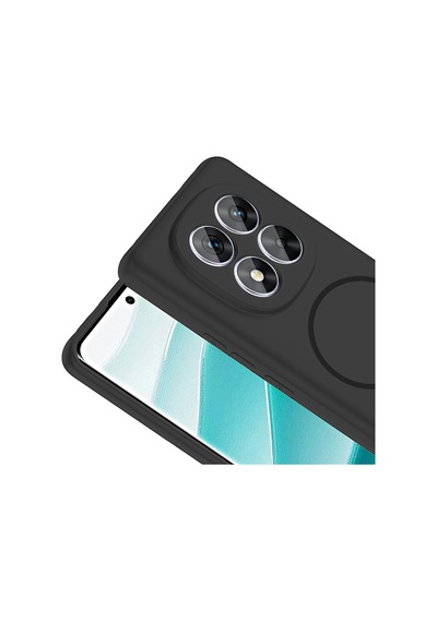 Xiaomi Redmi Note 14 Pro 5g Kılıf Magsafe Destekli Kamera Korumalı Yumuşak Silikon Pazarplus Turuncu
