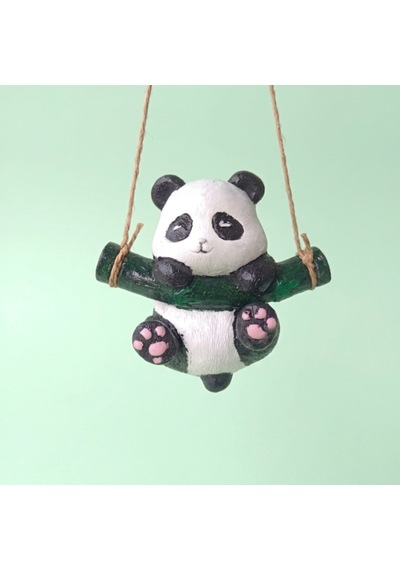 Cutemodels Sallanan Panda 10x10 Cm