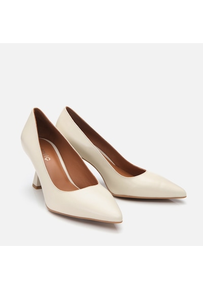 Hotiç Hakiki Deri Ekru Kadın Stiletto 01ayh304140a400 Kemik-ecru Kemik