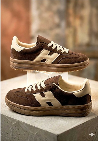 Mcdark Kadın Kahve Süet Sneaker Ayakkabı