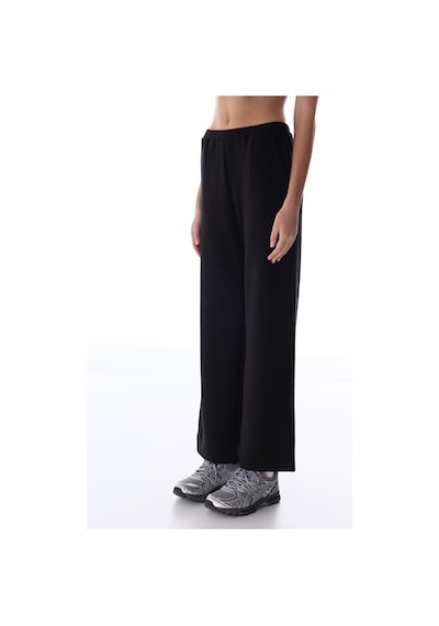 Penti Siyah Silky Touch Yüksek Bel Geniş Paça Pantolon
