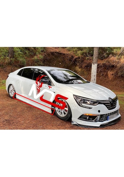 Renault Megane 4 Aero Marşpiyel Takım Fiberglass Boyasız