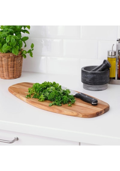 Ikea Fascınera Kesme Tahtası 52 X 22 Cm Kahverengi Koyu Bej