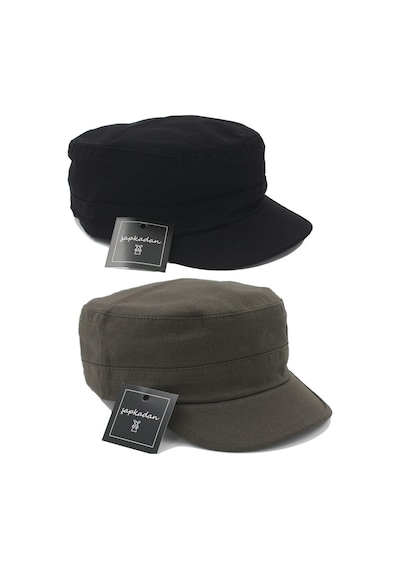 Şapkadan Castro Siyah Ve Haki Şapka Ikili Set Kastro Unisex