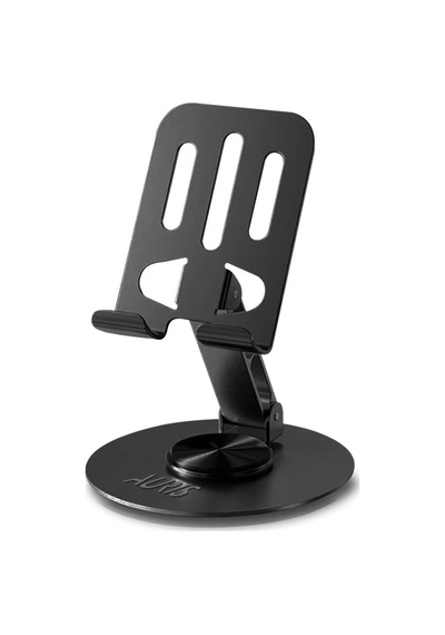 Auris H18 Metal 360 Döner Katlanır Masaüstü Telefon Ve Tablet Standı