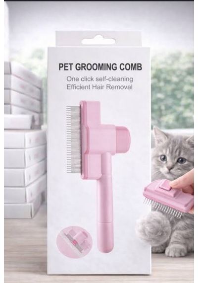 Pet Grooming Comb Basmalı Kedi Köpek Pire Tarağı