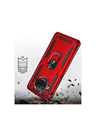 Xiaomi Mi 10T Lite 5G Kilif Yüzüklü Zirh Tank Vega 486332365