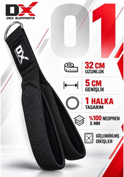 Dex Supports Triceps Kablo Aparatı , Arka Kol Sırt Aparatı