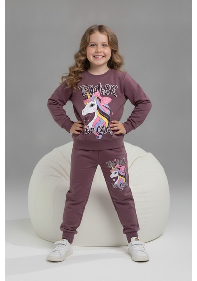 Serenad Kids Unicorn Baskılı Penye Kız İkili Takım 3-10 Yaş -je261065275 - Gül Kurusu Serenad Kids Unicorn Baskılı Penye Kız İkili Takım 3-10 Yaş -je261065275 - Gül Kurusu