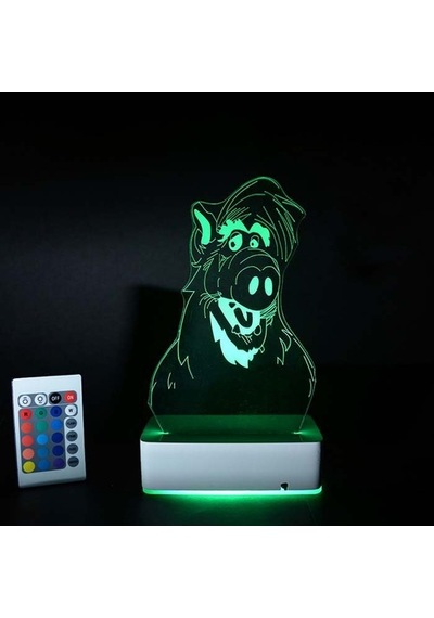Özel Tasarım Alf 3D Led Lamba