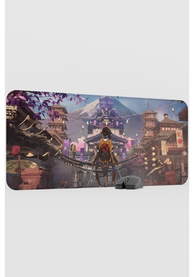Chiori Genshin Impact Anime Gacha V3 - 90x40 Xxl Gaming Mouse Pad Fare Altlığı
