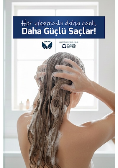 8d Hyaluron Kuru Ve Kırılgan Saçlar İçin Nemlendirici Saç Bakım Şampuanı-vegan