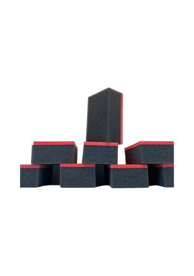 Ebrayn Kuru Sünger Uygulama Pedi 9x5 Cm - Lastik Ve Plastik Parlatma Süngeri