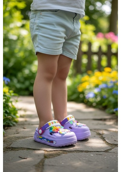 Calx Kız Bebek-çocuk Tavşan Figürlü Kaydırmaz Taban Terlik Sandalet Bnt9047 Lila Calx Kız Bebek-çocuk Tavşan Figürlü Kaydırmaz Taban Terlik Sandalet Bnt9047 Lila