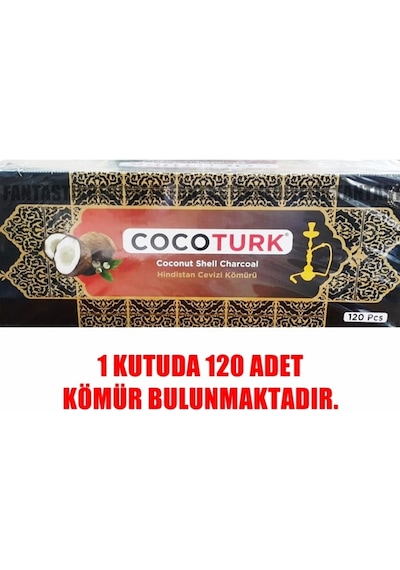 Cocotürk Çakmakla Kolay Yanan Hindistan Cevizi Nargile Kömürü Köz (270508858)