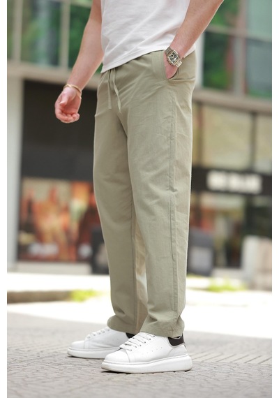 Madmext Mint Yeşili Rahat Kesim Erkek Pantolon E6561 Madmext Mint Yeşili Rahat Kesim Erkek Pantolon E6561
