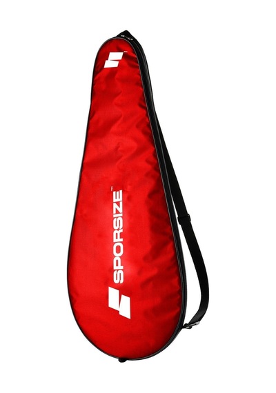 Tennis Racket Cover Tenis Raketi Kılıfı Çantası Lacivert Sadece Kılıf - Kırmızı