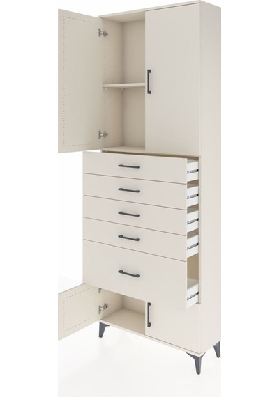 Arges Dolap 2 Raflı 5 Çekmeceli 4 Kapaklı 88x30x243 Aytaşı-ay... Aytaşı Arges Dolap 2 Raflı 5 Çekmeceli 4 Kapaklı 88x30x243 Aytaşı-ay... Aytaşı