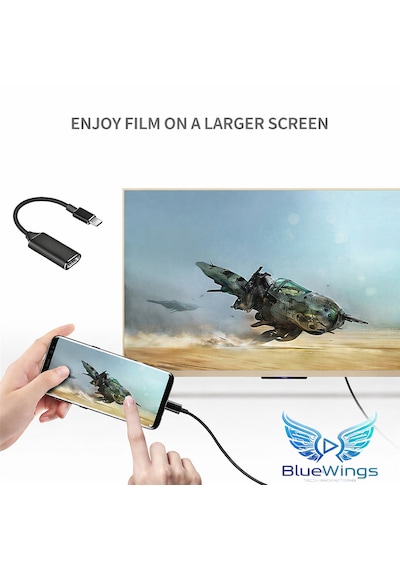4k Ultra Hd Usb c To Hdmı Dönüştürücü Adaptör Type Görüntü Aktarıcı Kablo Thunderbolt 3 4 Uyumlu Apple Macbook Laptop Telefon Ve Tablet Için