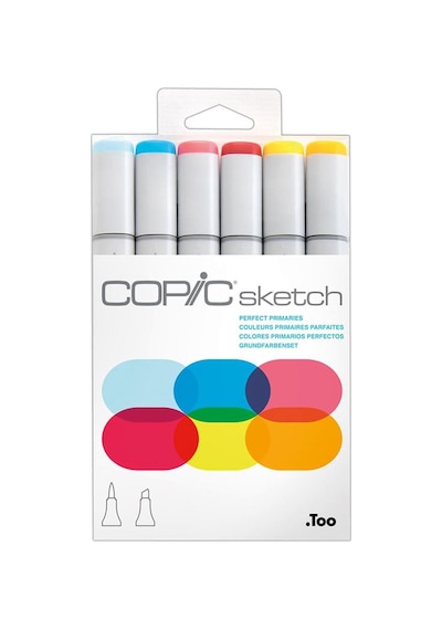Copic Sketch Marker 6Lı Set Perfect Primaries