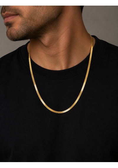 Gümüş Kaplama İtalyan Ezme Zincir Kolye , Gold Kaplama Unisex Tasarım Kolye , Çift Hediyesi Henüz Yorum Yazılmamış.