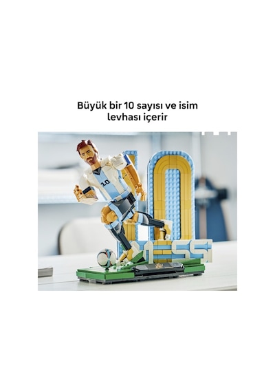 LEGO® Editions Lionel Messi – Futbol Efsanesi 43015 - 12 Yaş ve Üzeri Çocuklar için Figür İçeren Oyuncak Yapım Seti (958 Parça)