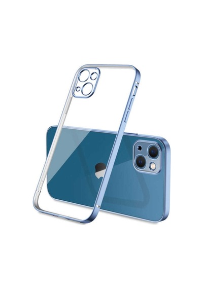Apple Uyumlu iPhone 13 Arka Kapak Silikon Kılıf Renksiz
