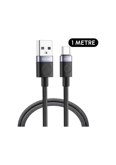 Ven-dens Vd-dcm03 Premium Usb-c Pd Hızlı Şarj Kablosu - 3 Metre