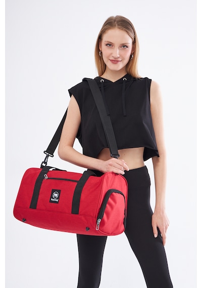 Superbag Seyahat Spor Çantası Kırmızı Kadın Erkek Unisex