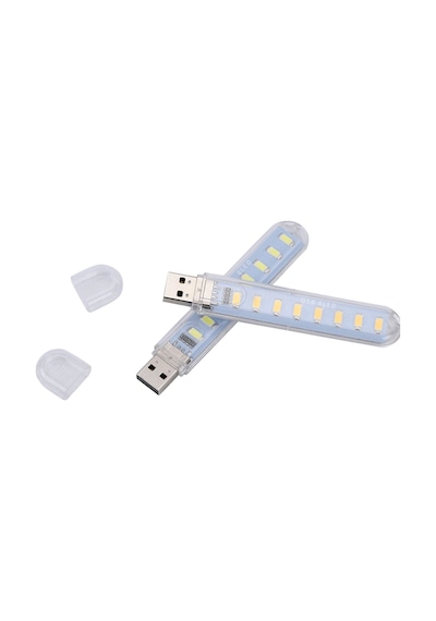 8 LED Günışığı Taşınabilir Mini USB Led Lamba 5730 SMD Kamp Stick Çok Renkli