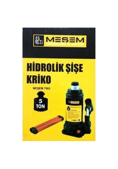 Hidrolik Şişe Kriko, 5 Ton Kaldırma Kapasitesi, Model 7562