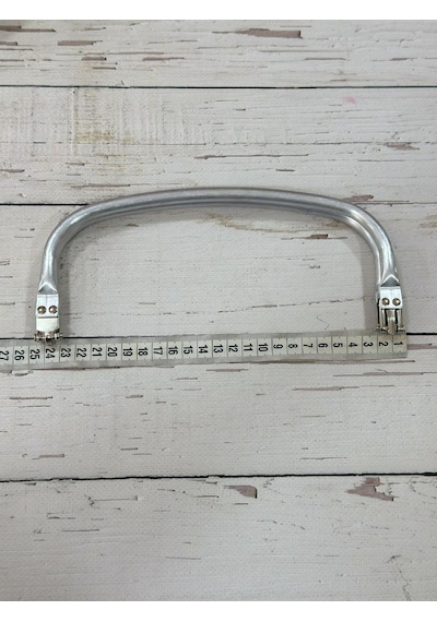 Metal Gizli Çanta Bursu Mngo 24 Cm 1 Adet Açık Gri