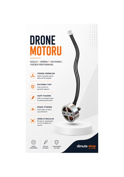 Drone Motoru Fırçasız Yüksek Performanslı Rc Drone Yedek Motor - 892523039