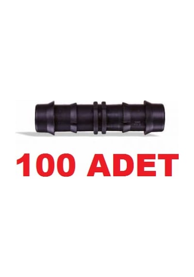 100 Adet Damla Sulama Boru Ekleme Nipeli Parçası
