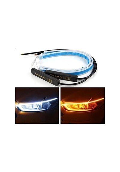 Ciroen C-elysee 2012-2023 Led Xenon Sis Farı + Far Üstü Kayan Led Seti