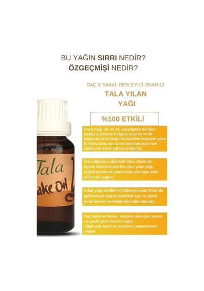Tala Yılan Yağı 6 x 20 ML