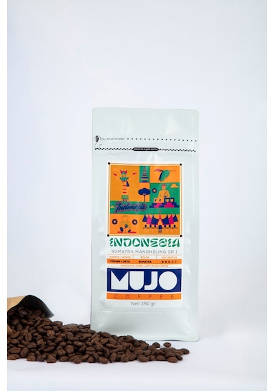 Indonesia Sumatra Mandheling Gr.1 Çekirdek Kahve-250gr-kağıt Filtre Kağıt Filtre