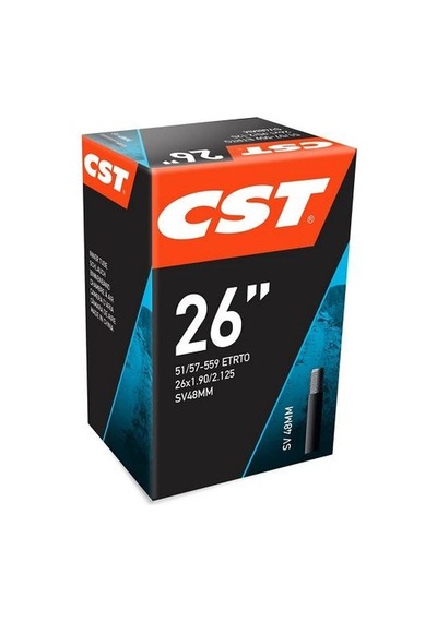 Cst 26 Jant İç Lastik 26x1.90/2.125 48mm Sv Oto Sibop Bisiklet İç Lastiği Uzun Araba Siboplu Lastik